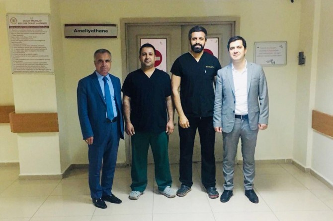 Mardin Kızıltepe’de ilk leğen kemiği kırığı ameliyatı yapıldı