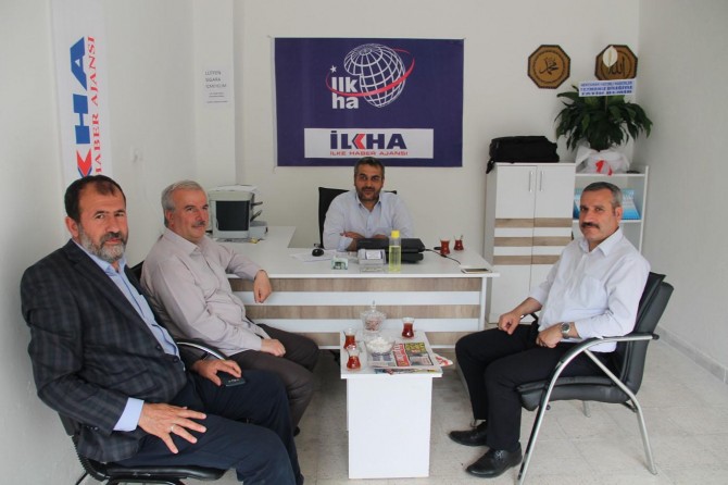 İnsan Hakları Cemiyeti Başkanı Mehmet Karadağ’dan İLKHA’ya ziyaret