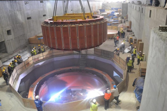 Ilısu Barajı’nda son Rotor da yerine indirildi