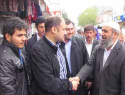 Esnafa Geçmiş Olsun Ziyareti