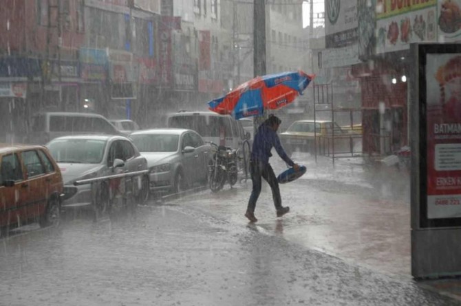 Batman için "kuvvetli yağış" uyarısı