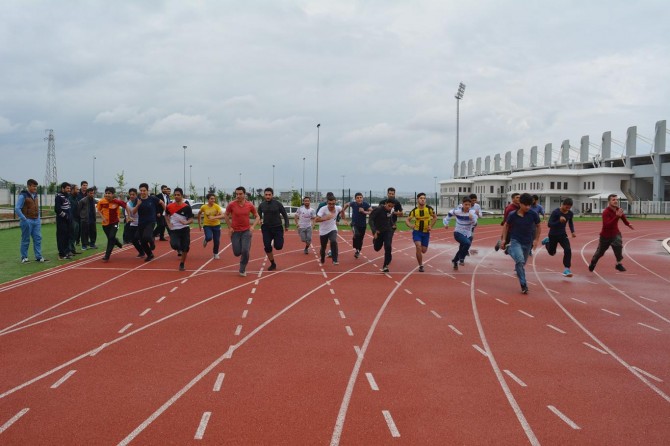 ​​Batman'da gençler koşuda yarıştı