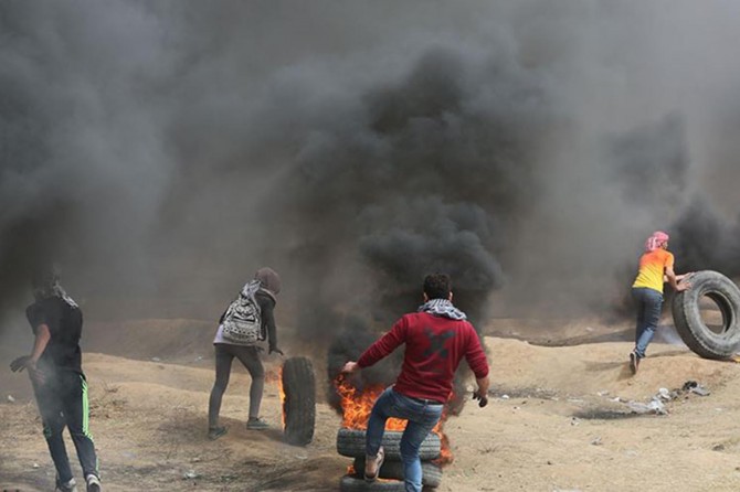 Filistin'deki protestolarda 9 kişi şehit oldu