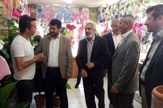 HÜDA PAR Ağrı milletvekili aday adayından esnaf ziyareti