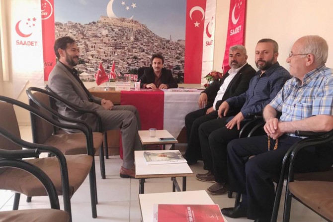 HÜDA PAR’dan Saadet Partisi’ne ziyaret