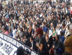 Bakırköy'de "açlık grevleri" için eylem