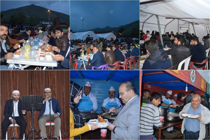 Her gün bin 500 kişiye iftar yemeği