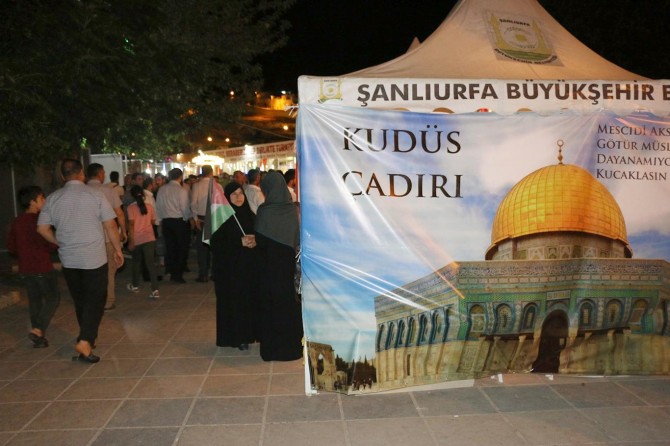 Kudüs için çadır açıldı