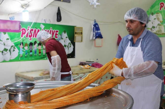 İsotla buluşan pişmaniye ilgi odağı oldu