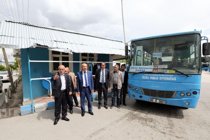 Büyükşehir Belediyesinden özel halk otobüslerine denetleme