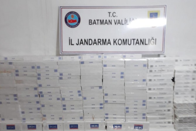 35 bin paket kaçak sigara ele geçirildi