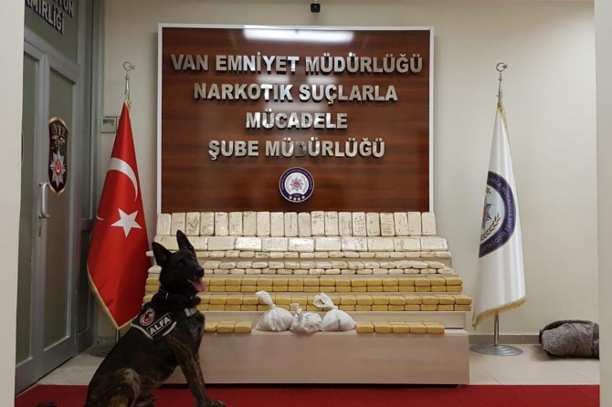 105 kilo eroin ele geçirildi