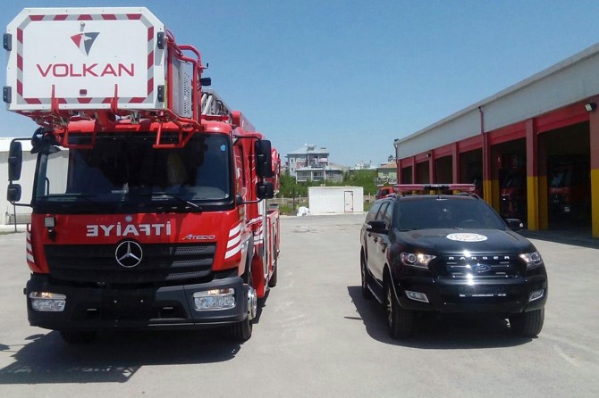 Büyükşehir Belediyesi İtfaiye filosuna taze kan