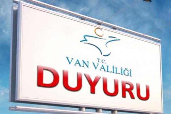 Van’da miting ve gösteriler yasaklandı