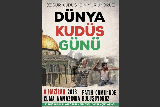 Kudüs için kitlesel basın açıklamasına davet