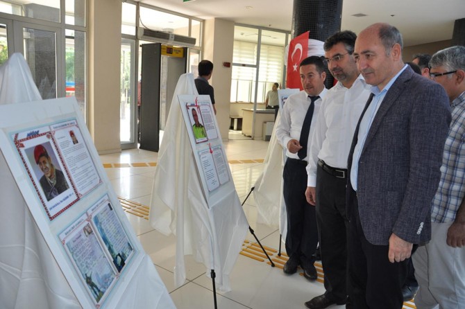 81 Şehit 82 Mektup sergisi açıldı