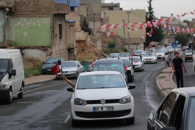 Şanlıurfa'da Kudüs’e destek için araç konvoyu oluşturuldu