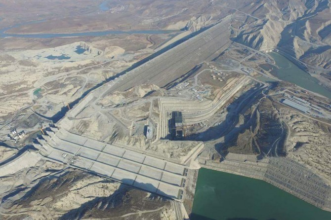 Ilısu Barajında su tutma işlemlerine başlandı