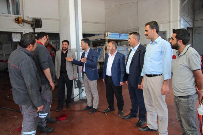 Sanayi esnafından HÜDA PAR’a destek