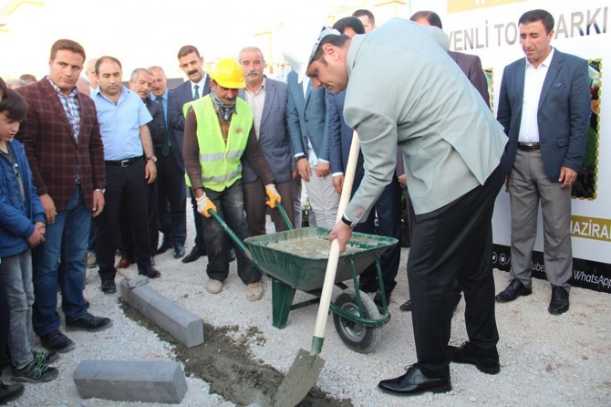 Van'da 8 dönümlük üzerine kurulacak olan parkın temeli atıldı