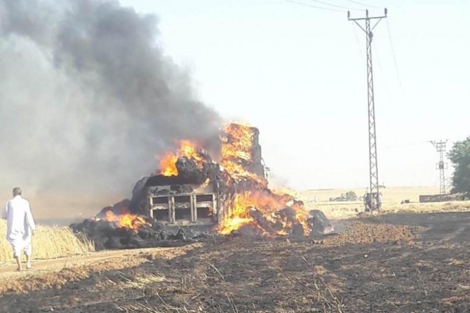 Di şewata ku derket de hezar donim erd şewitî