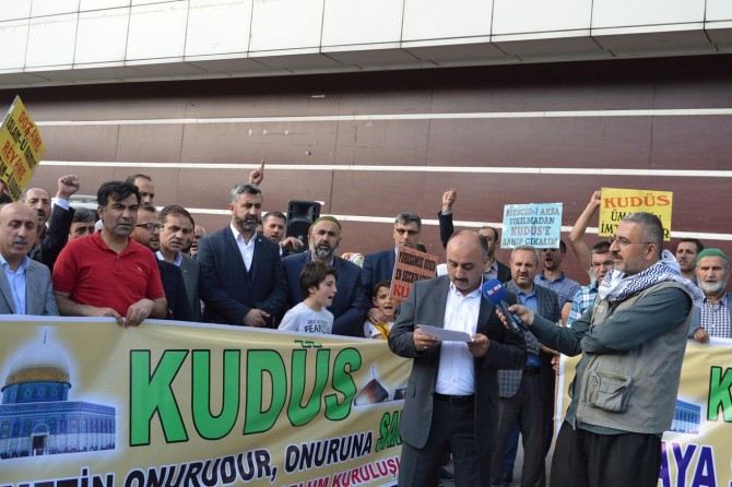 Kudüs için bugün meydanlarda yarın cephelerde olacağız