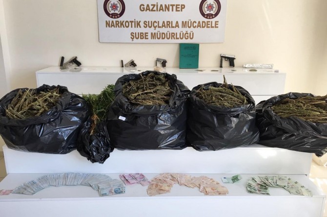 Gaziantep’te uyuşturucu operasyonunda 7 şüpheli gözaltına alındı