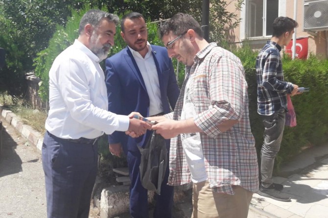 HÜDA PAR milletvekili adayları Tunceli’de esnafı ziyaret etti