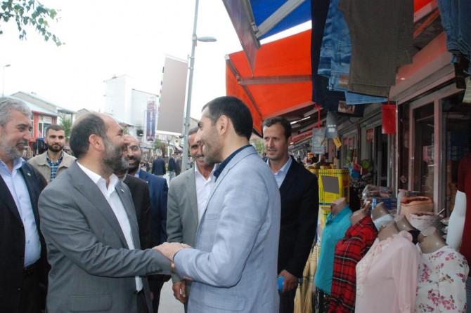 HÜDA PAR milletvekili adaylarından köy ve esnaf ziyaretleri