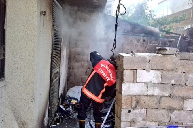Şanlıurfa’da evde çıkan yangın korkuttu