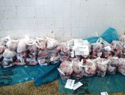 Silopi Cami Der'den Kurban Eti Yardımı