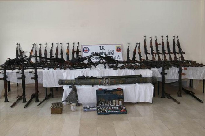 Li Hekkarîyê cebilxaneya PKKê ya herî mezin hat bidestxistin