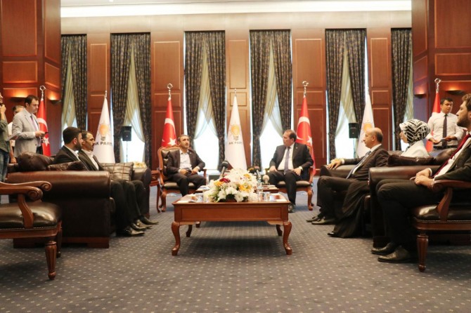 HÜDA PAR'dan AK Parti ve Saadet Partisi'ne bayram ziyareti