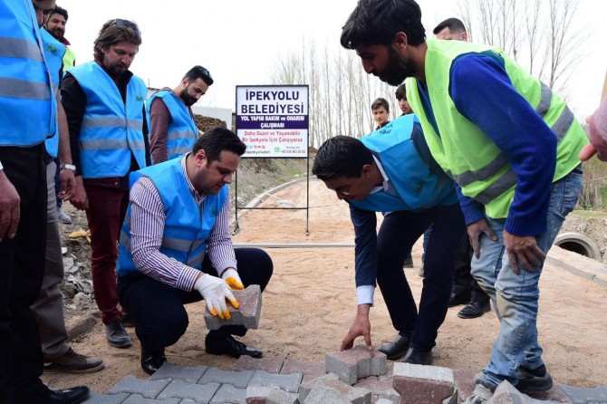 Van'da parke çalışmaları devam ediyor