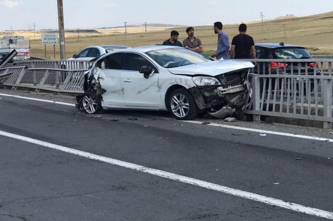 Diyarbakır’da Fidanlık Piknik Alanı civarında kaza: 2 yaralı
