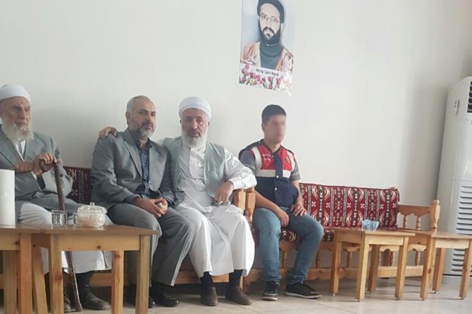 Mela Muhammed Varol beşdarî tazîya kekê xwe bû