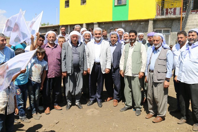 Yapıcıoğlu'ndan Çınar'ın köylerine ziyaret