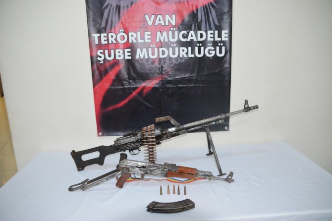Van’da çok sayıda mühimmat ele geçirildi