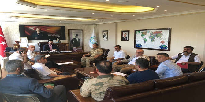 Çınar’da Seçim Güvenliği Toplantısı yapıldı