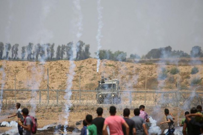 Gazze'deki Yaralılara Vefa Cumasında 200 kişi yaralandı