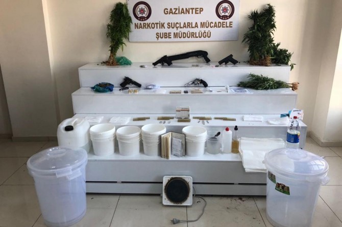 Gaziantep'te uyuşturucu operasyonu: 23 gözaltı