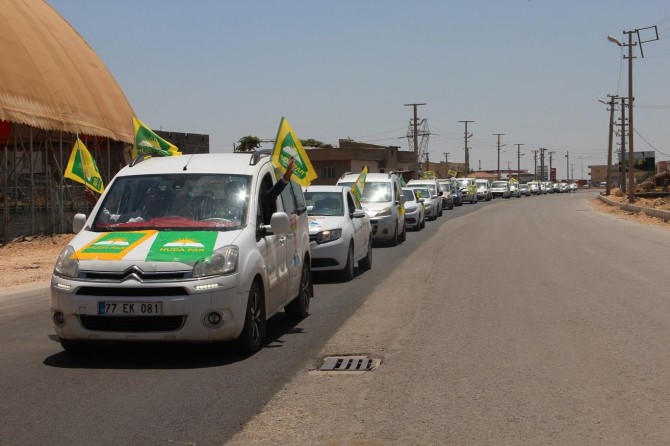 HÜDA PAR’dan Şırnak’ta seçim konvoyu