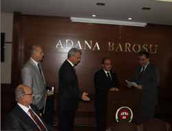 Adana Barosunun Yeni Başkanı Mazbatasını Aldı