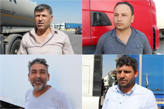 Şoförler oy kullandıktan sonra Irak’a geçti