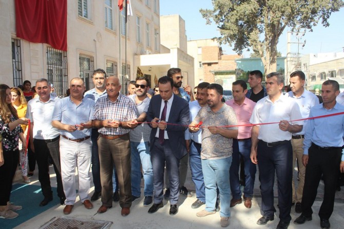Nusaybin Halk Eğitim Merkezi yılsonu sergisi açtı