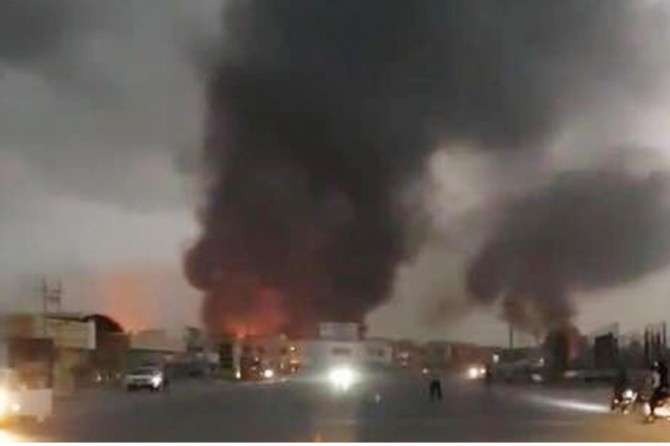 Li Hewlêrê di depoya çekan de teqîn