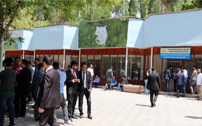 İtfaiye eri olmak için ter döktüler