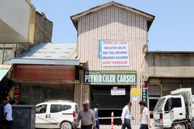 Van'daki Tarihi Peynirciler Çarşısında restorasyon başladı