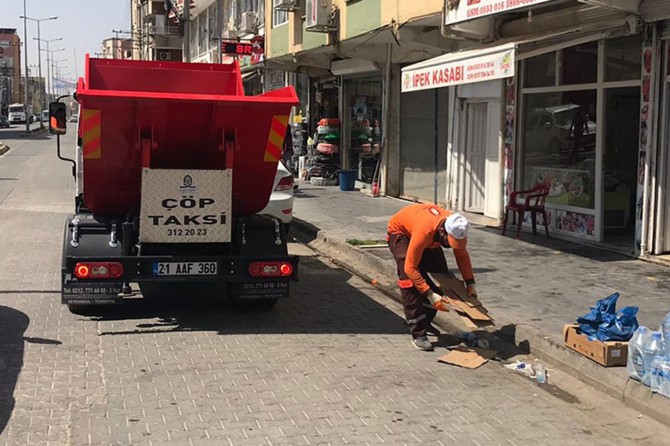 Mardin Kızıltepe'de çöp taksi uygulaması