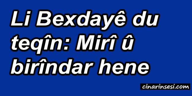 Li Bexdayê du teqîn: Mirî û birîndar hene